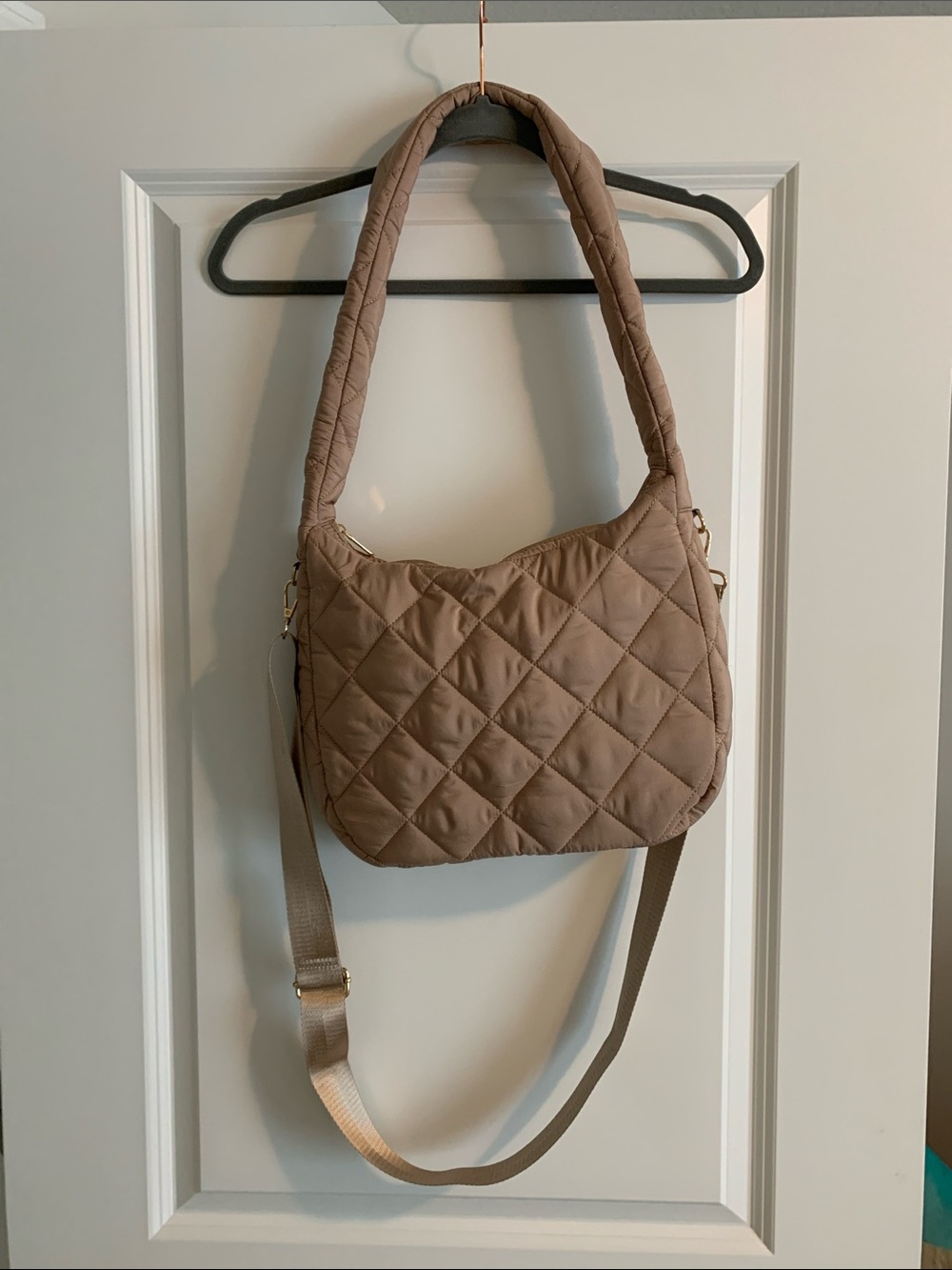 Quilted puffer bag